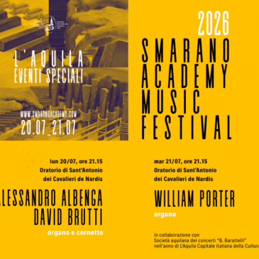 L’Accademia Internazionale di Smarano inaugura a L’Aquila la sua 34ª edizione