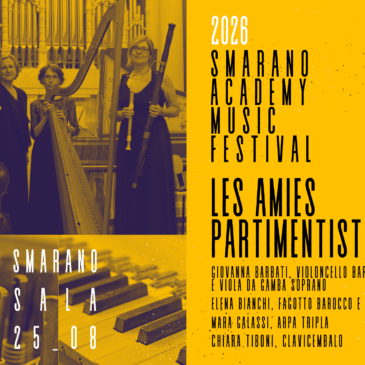 Smarano Academy Music Festival 2026: gli appuntamenti del 25 e 26 agosto 2026
